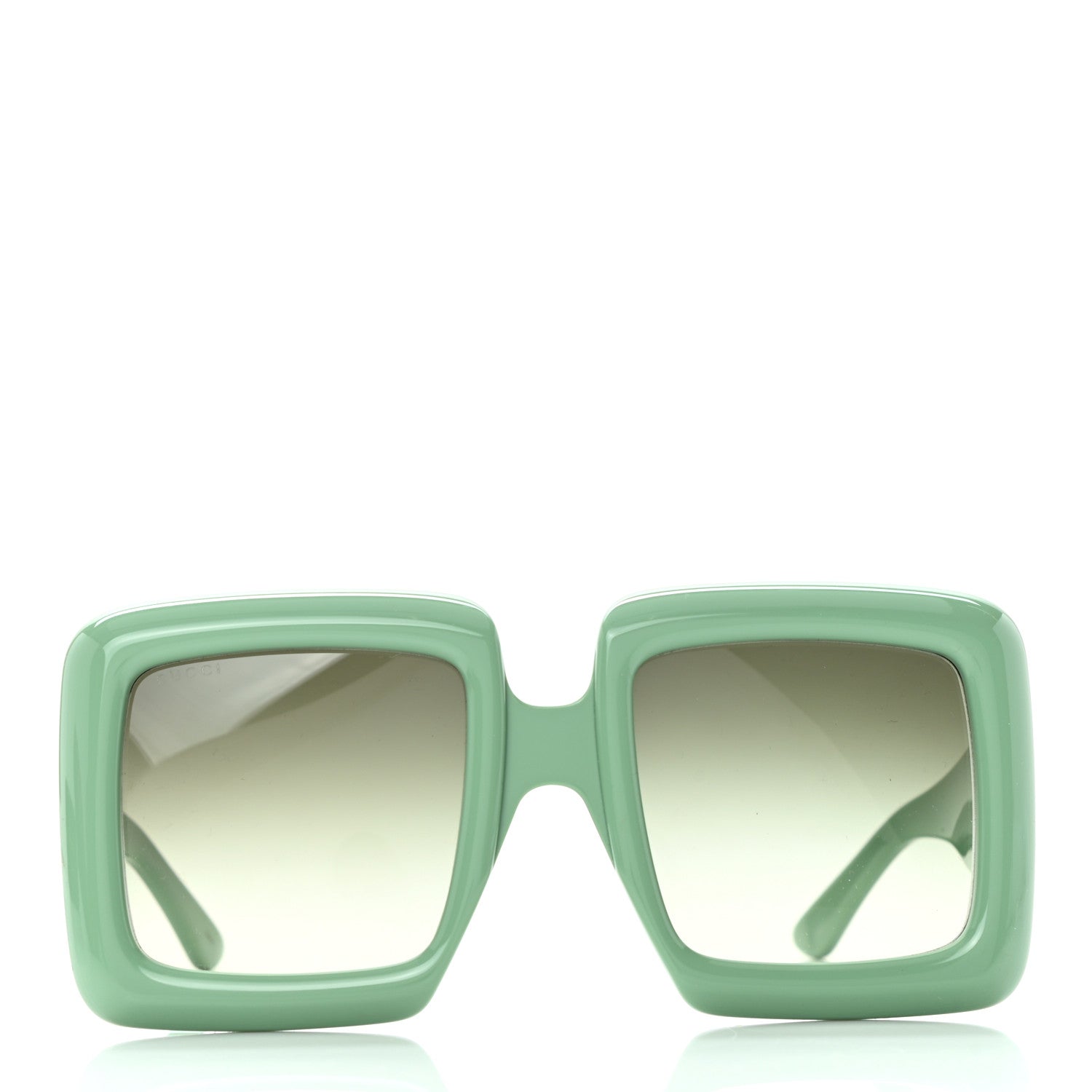Gucci Oversized Square GG0783S Sunglasses Green 3 of 8