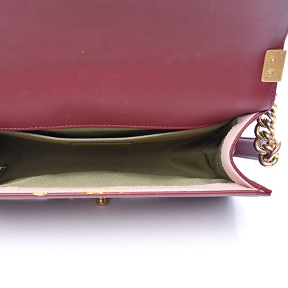 Chanel Calfskin Quilted Medium Boy Flap Burgundy 5 of 19