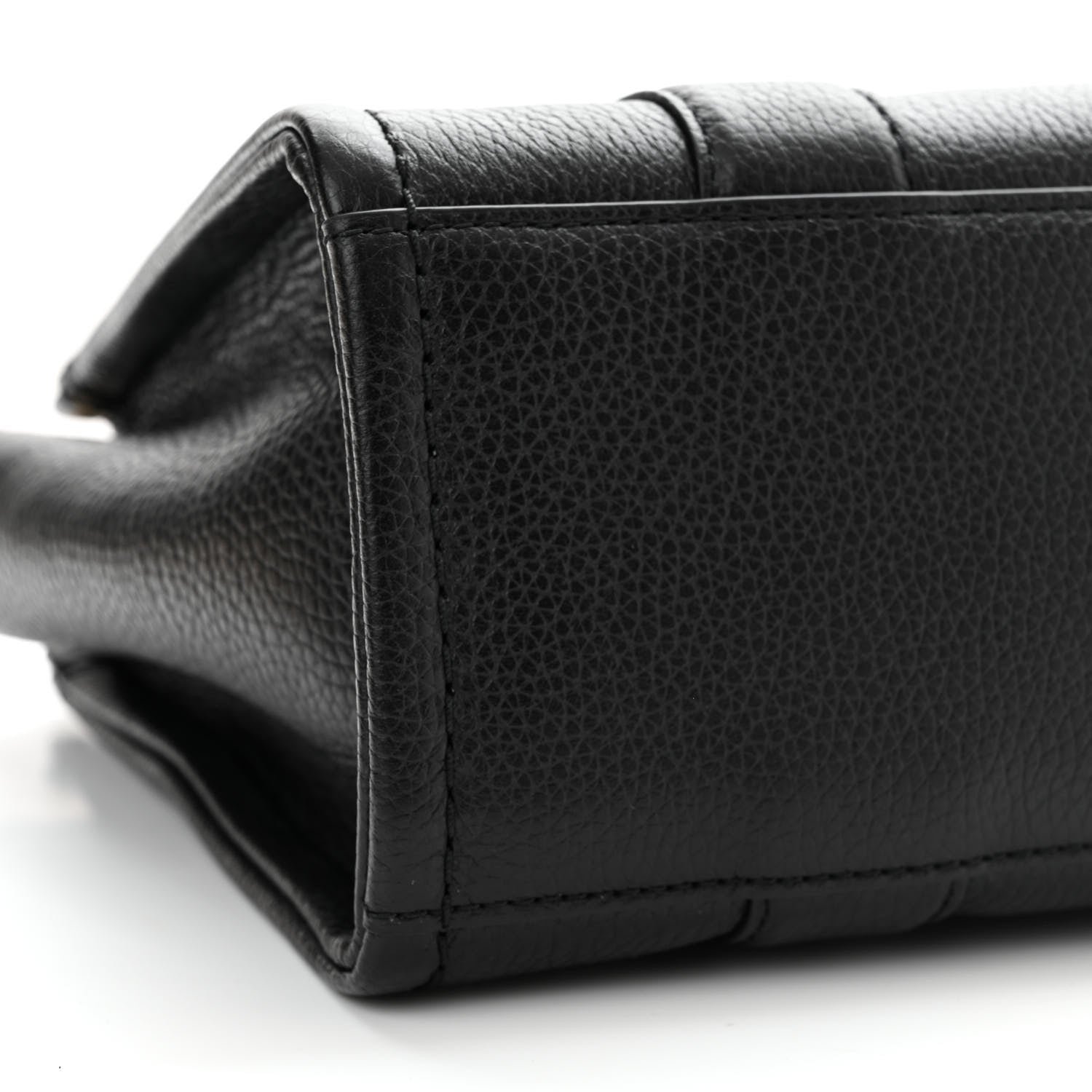 Marc Jacobs Grained Calfskin Small The Tote Bag Black 9 of 11