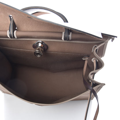 Hermes Toile Vache Hunter Herbag Zip 39 MM Etoupe Ebene 6 of 10