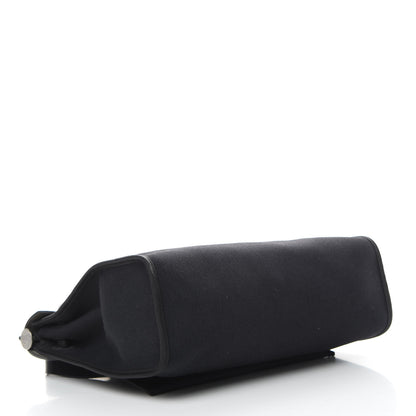 Hermes Military Toile Vache Hunter Herbag Zip PM 31 Black 5 of 11