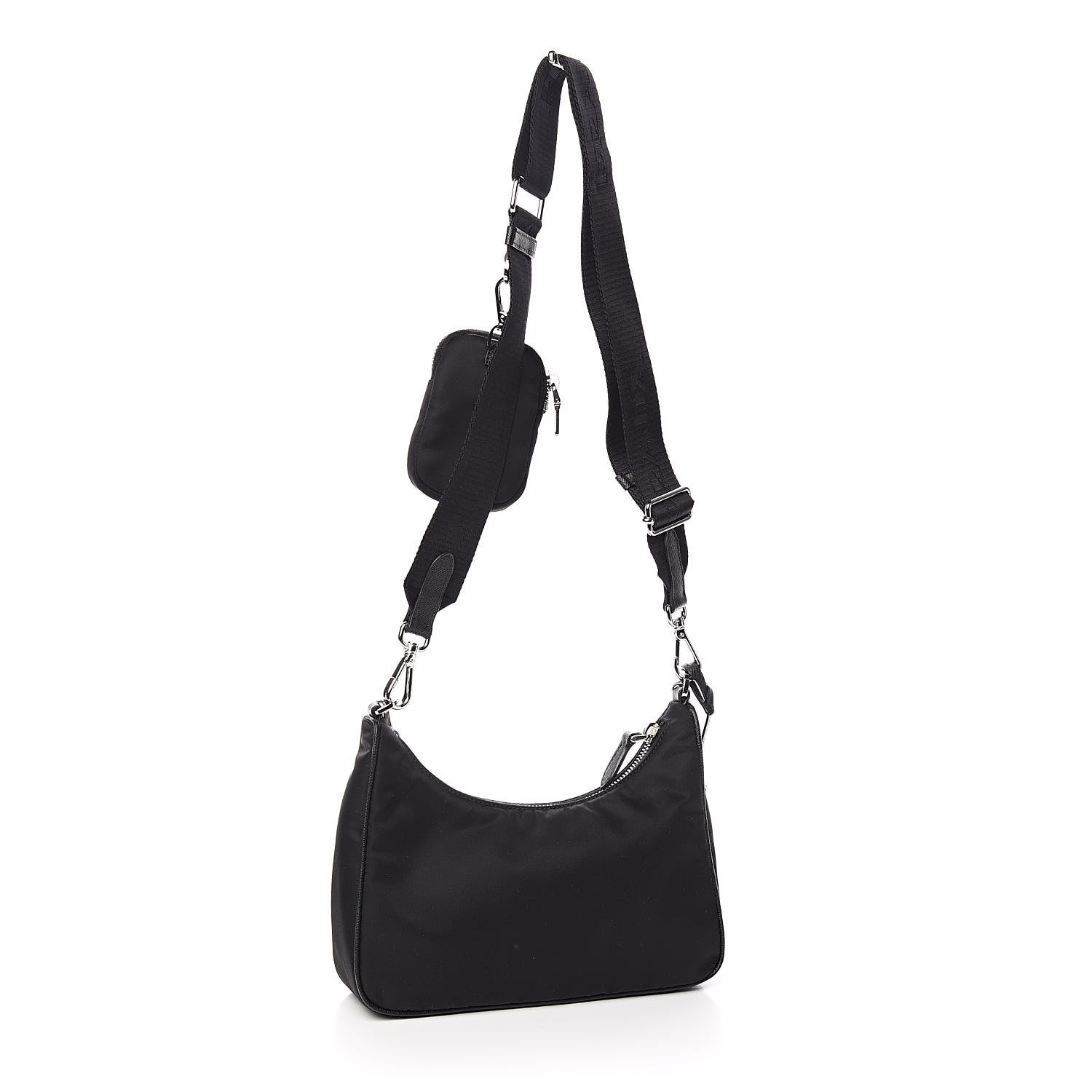 Prada Nylon Re-Edition 2005 Shoulder Bag Black 3 of 11