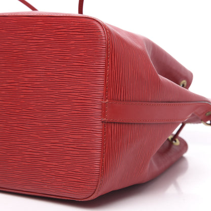 Louis Vuitton Epi Petit Noe Castillan Red 7 of 11