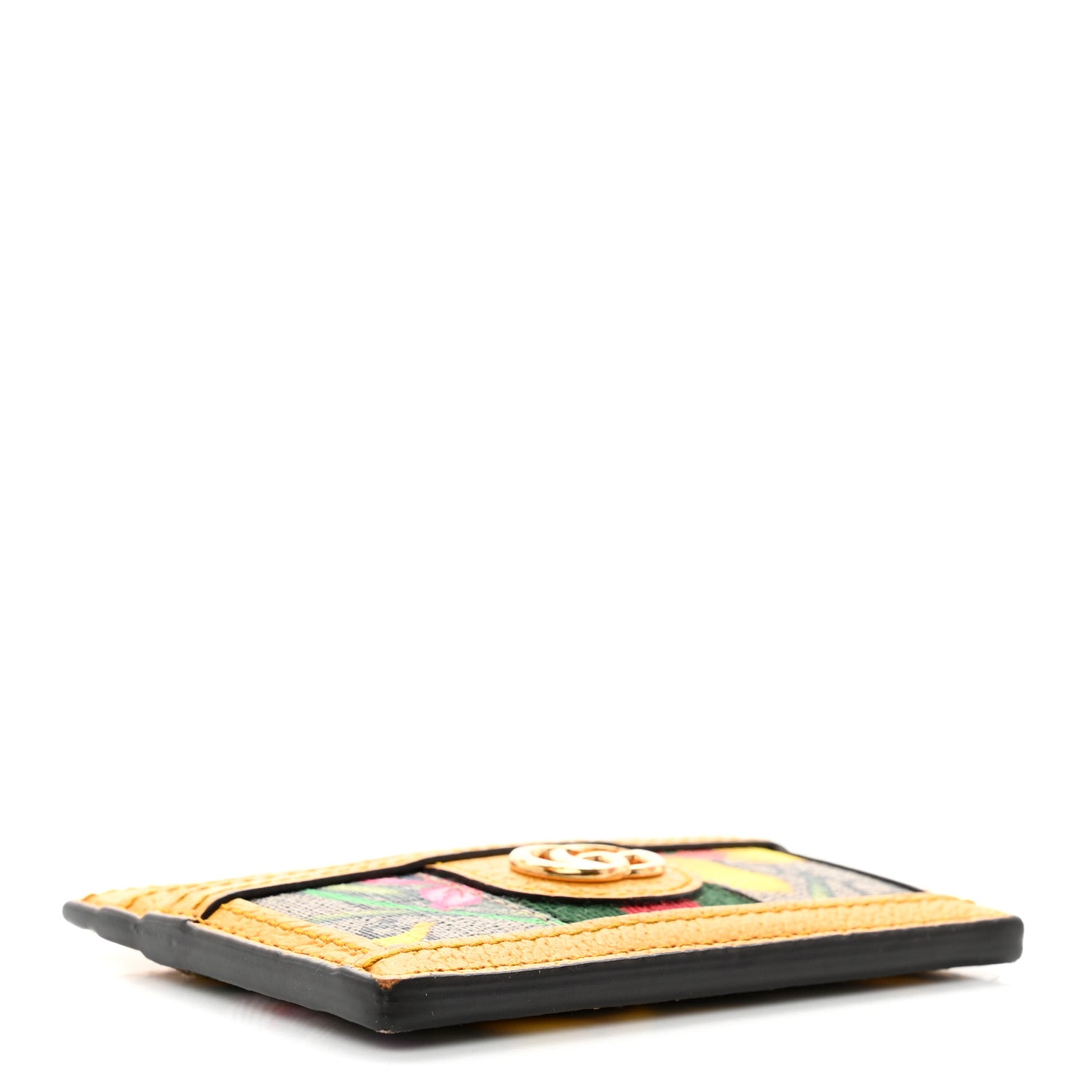 Gucci GG Supreme Monogram Flora Web Ophidia Card Holder Beige Multicolor Crop 4 of 6