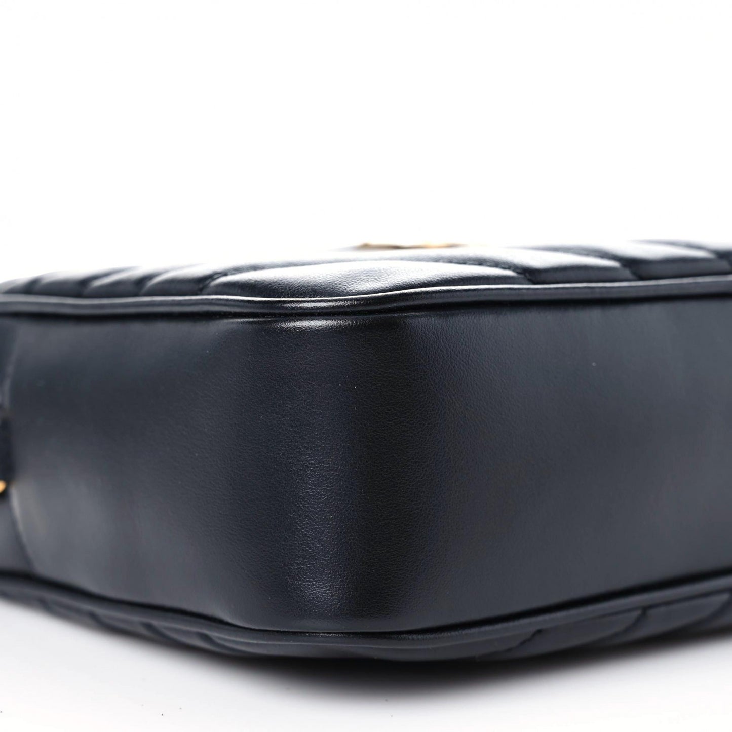 Calfskin Matelasse Monogram Lou Camera Bag Black