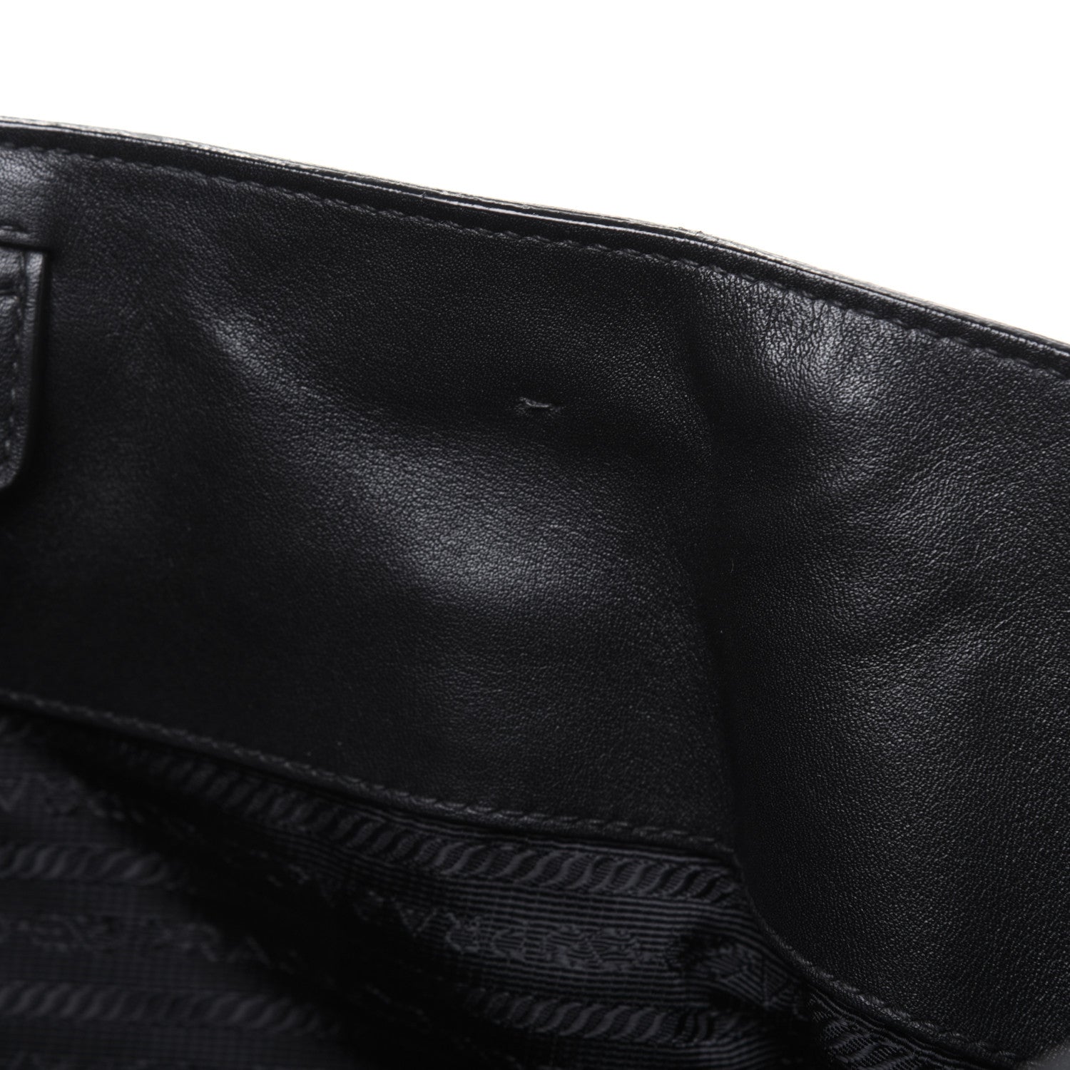 Prada Soft Calf Tote Black 12 of 25