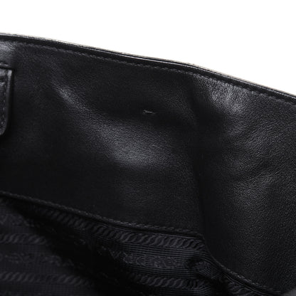 Prada Soft Calf Tote Black 12 of 25