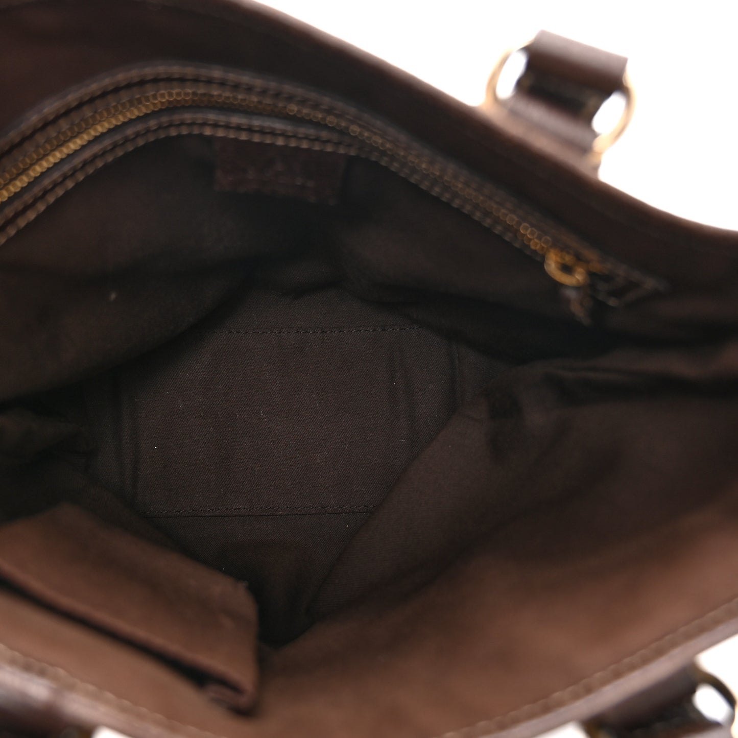 Monogram Small Charmy Tote Dark Brown