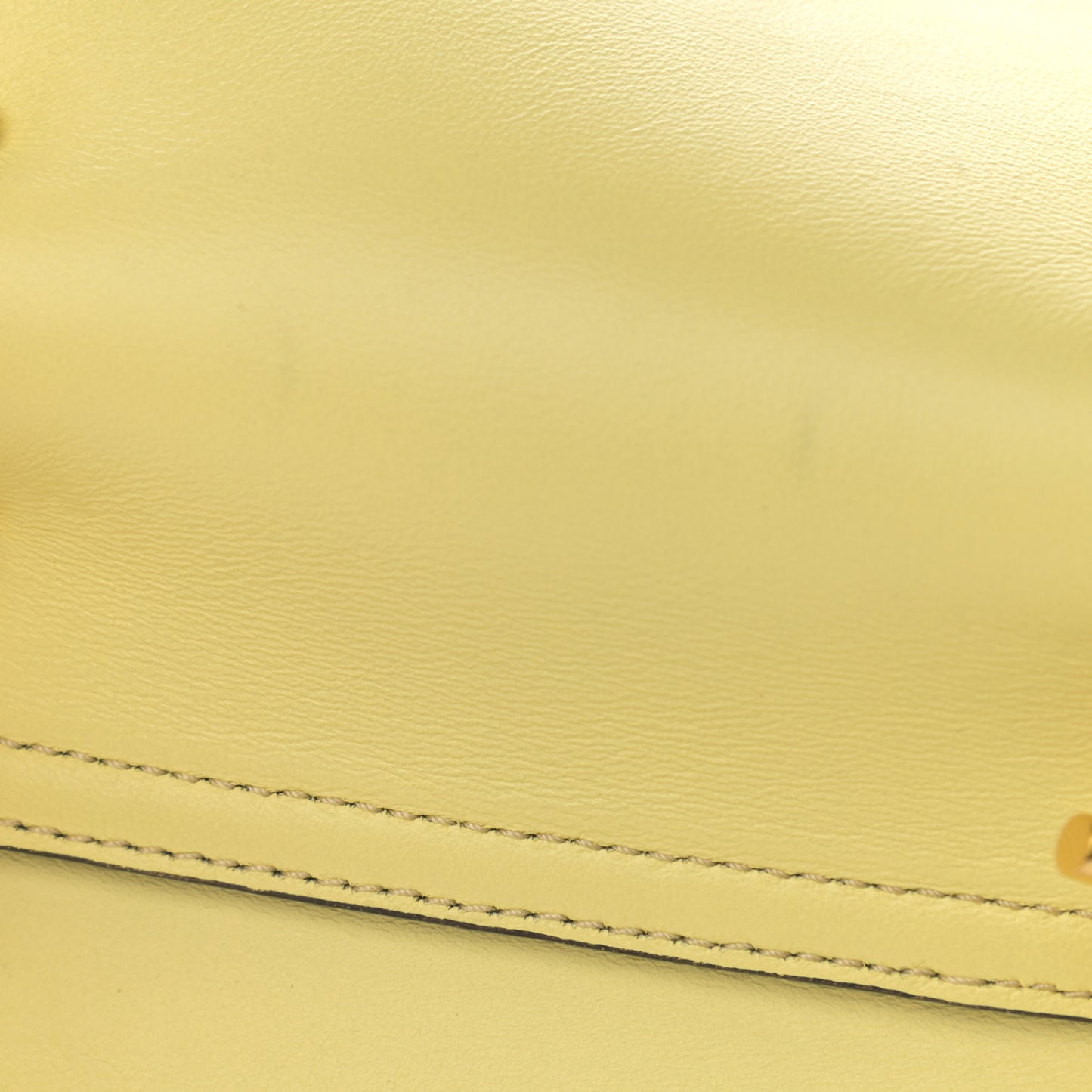 Suede Smooth Calfskin Mini Drew Shoulder Bag Lemonade