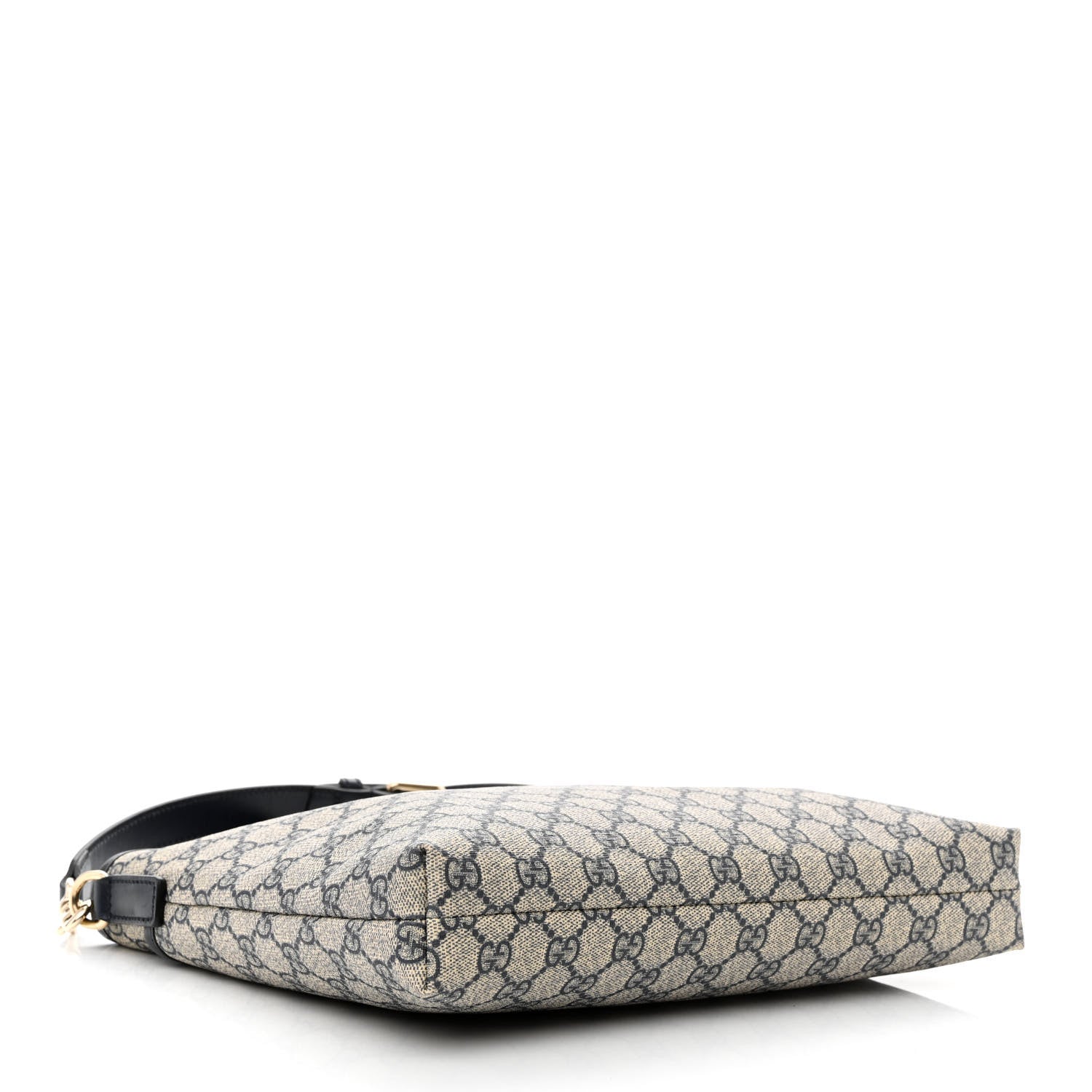 Gucci GG Plus Monogram Medium Flat Messenger Bag Navy 4 of 10