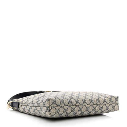 Gucci GG Plus Monogram Medium Flat Messenger Bag Navy 4 of 10