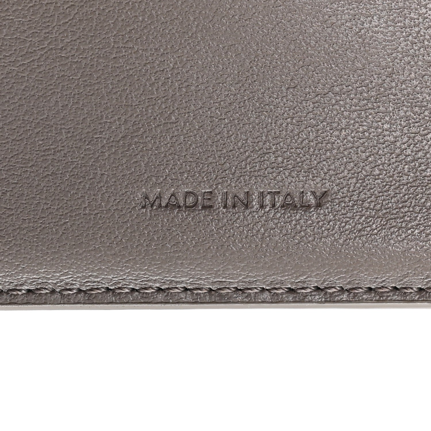 Celine Calfskin Compact Triomphe Wallet With Coin Purse Pebble 7 of 8