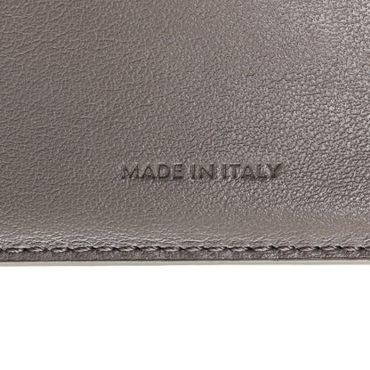 Celine Calfskin Compact Triomphe Wallet With Coin Purse Pebble 7 of 8