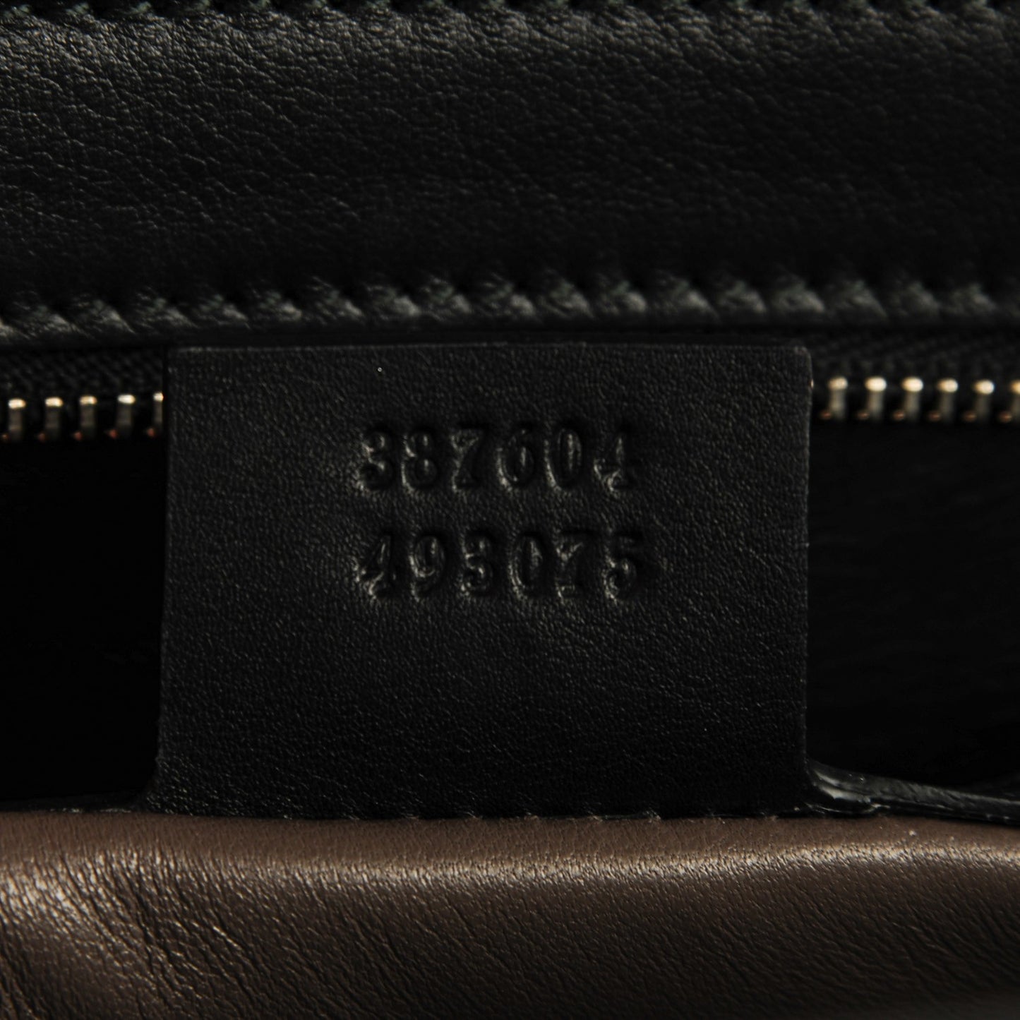 Moon Calfskin Medium Interlocking G Shoulder Bag Black