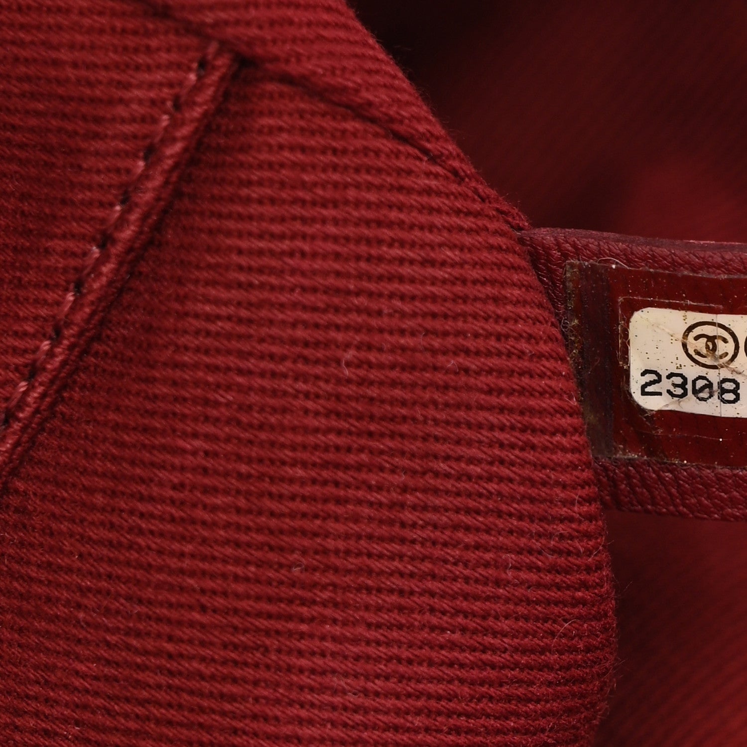 Chanel Canvas Medium Deauville Tote Red 6 of 11