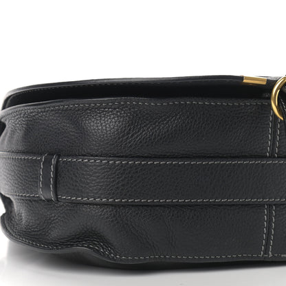 Chloe Calfskin Medium Marcie Round Crossbody Bag Black 7 of 8