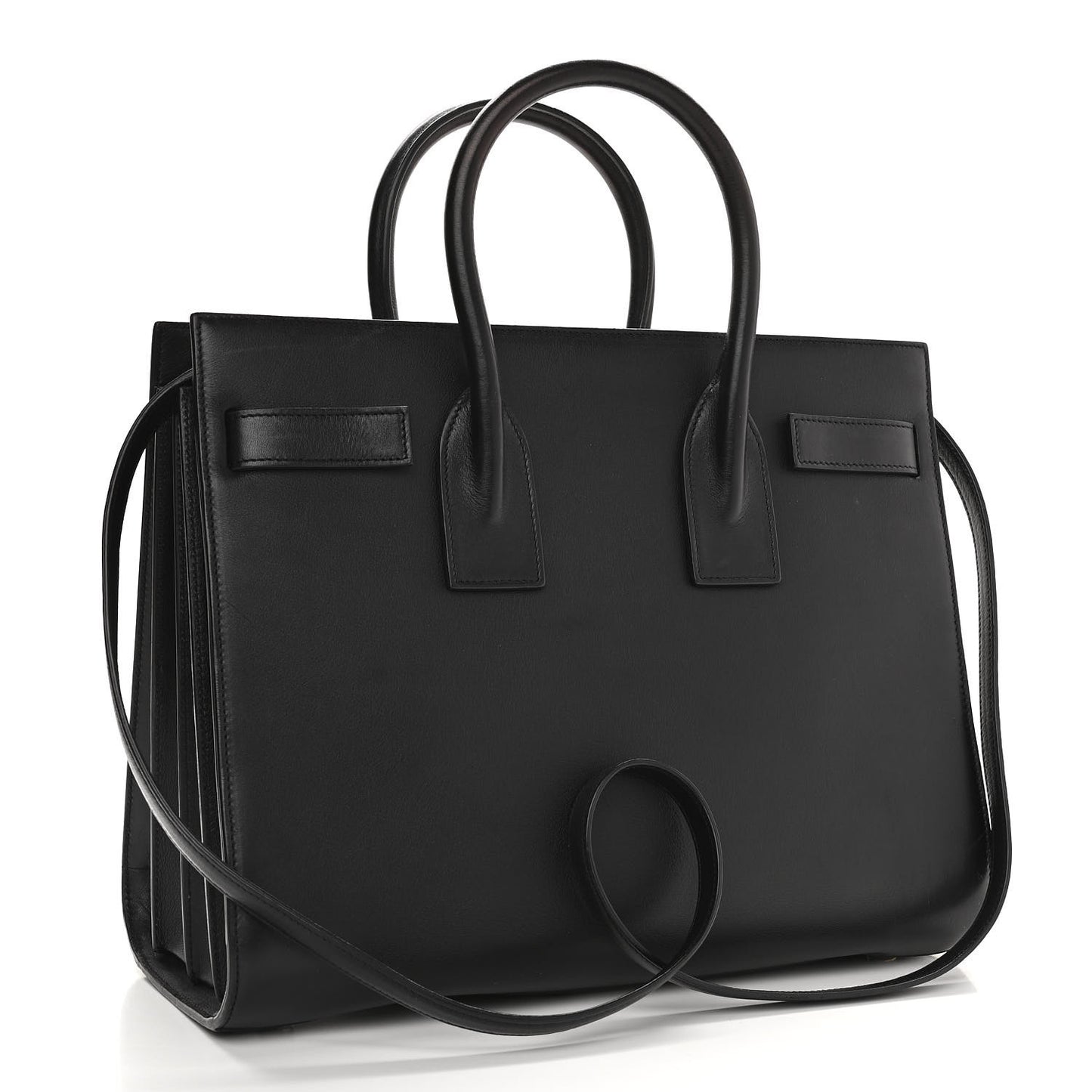 Calfskin Small Sac De Jour Black