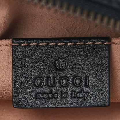 Gucci Calfskin Matelasse GG Marmont Belt Bag 75 30 Black 6 of 12