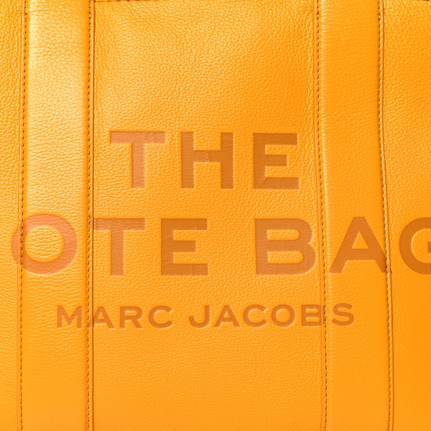 Grained Calfskin Large The Tote Bag Artisan Gold