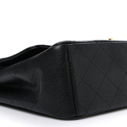 Chanel Caviar Quilted Maxi Double Flap Black 9 of 12