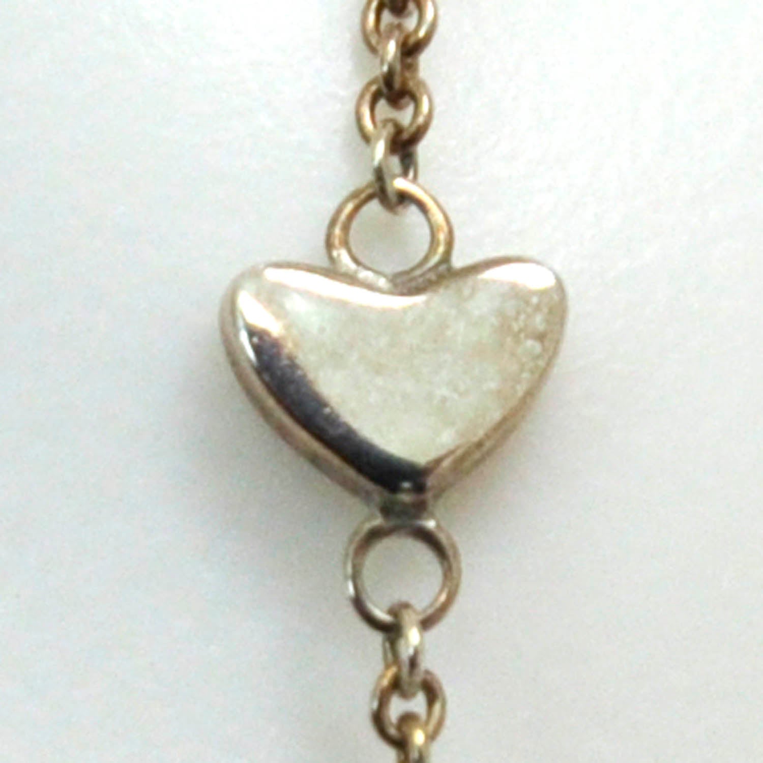 Tiffany Sterling Silver Heart Lariat Necklace 3 of 7