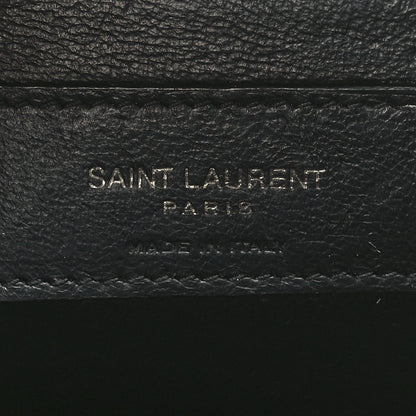 Saint Laurent Grain De Poudre Small Monogram Kate Satchel Black 7 of 15