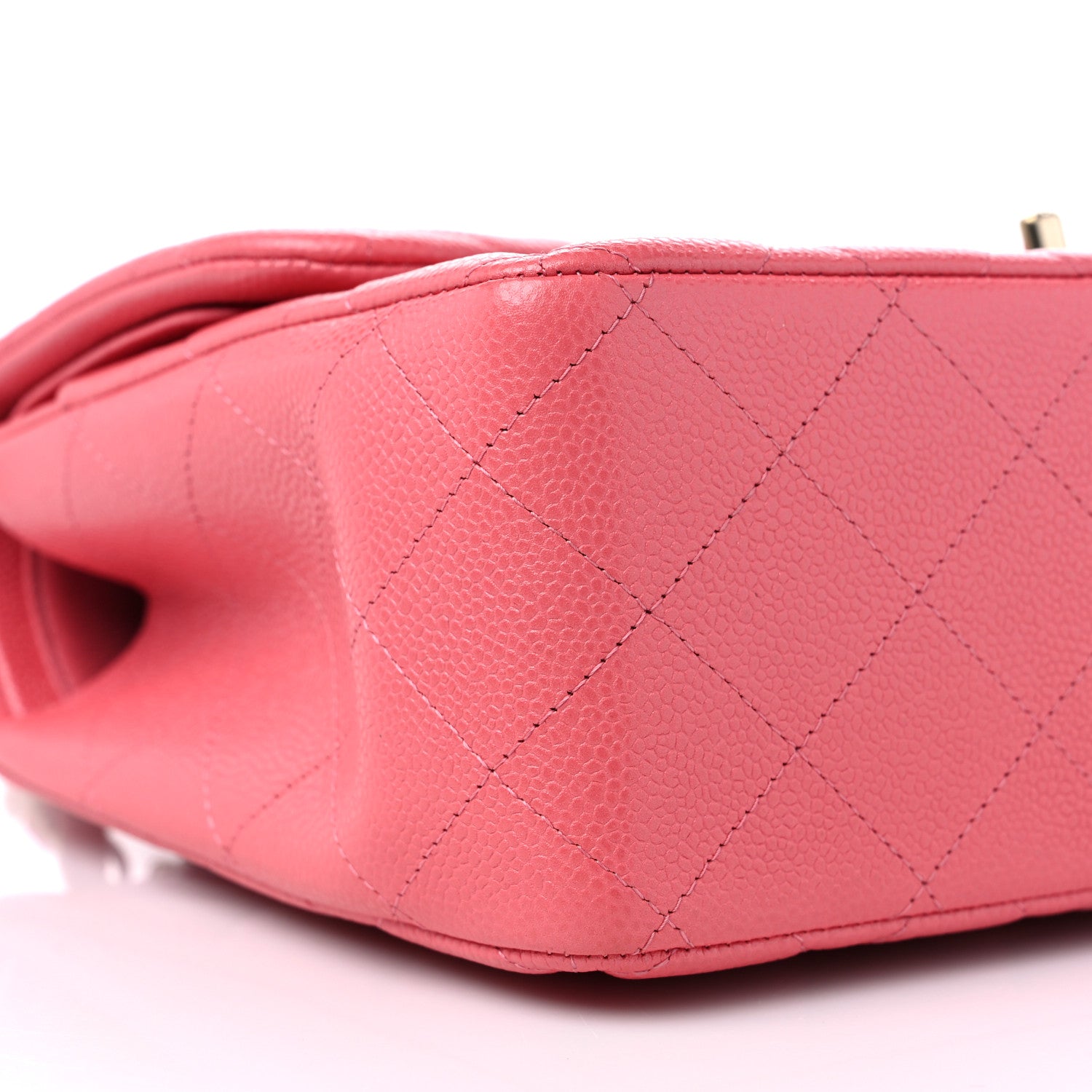 Chanel Caviar Quilted Jumbo Double Flap Pink 8 of 10