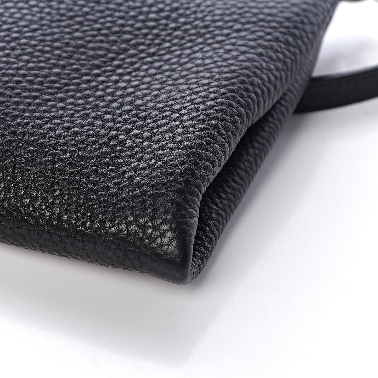 Vitello Daino Crossbody Bag Black