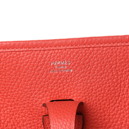 Hermes Taurillon Clemence Evelyne III PM Bougainvillea 7 of 17