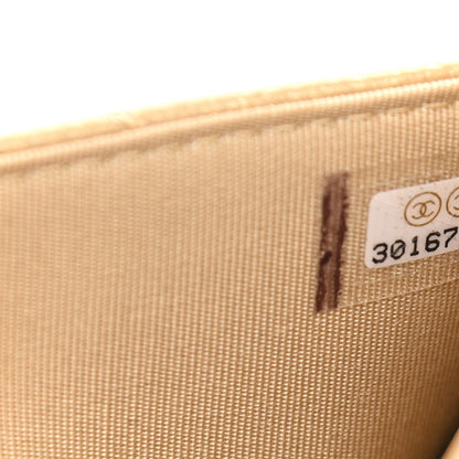 Chanel Metallic Goatskin Quilted Chanel 19 Wallet On Chain WOC Gold 8 of 10