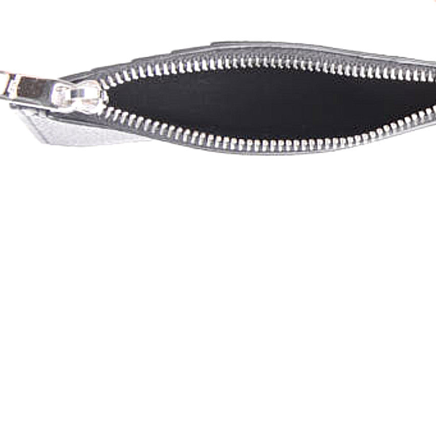 Saint Laurent Grained Calfskin 5 Fragments Zip Pouch Card Holder Black 4 of 8