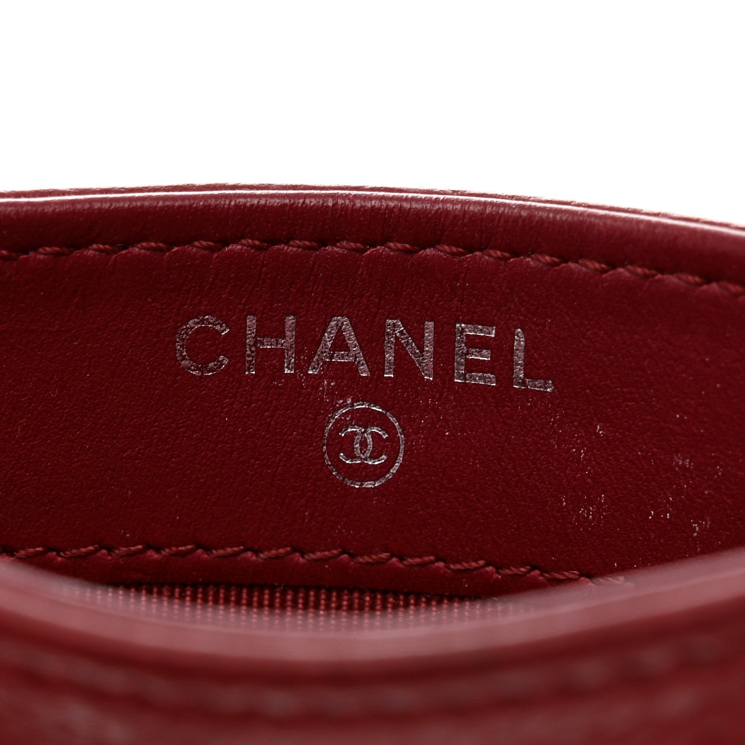Chanel Caviar Quilted Card Holder Red 6 of 11