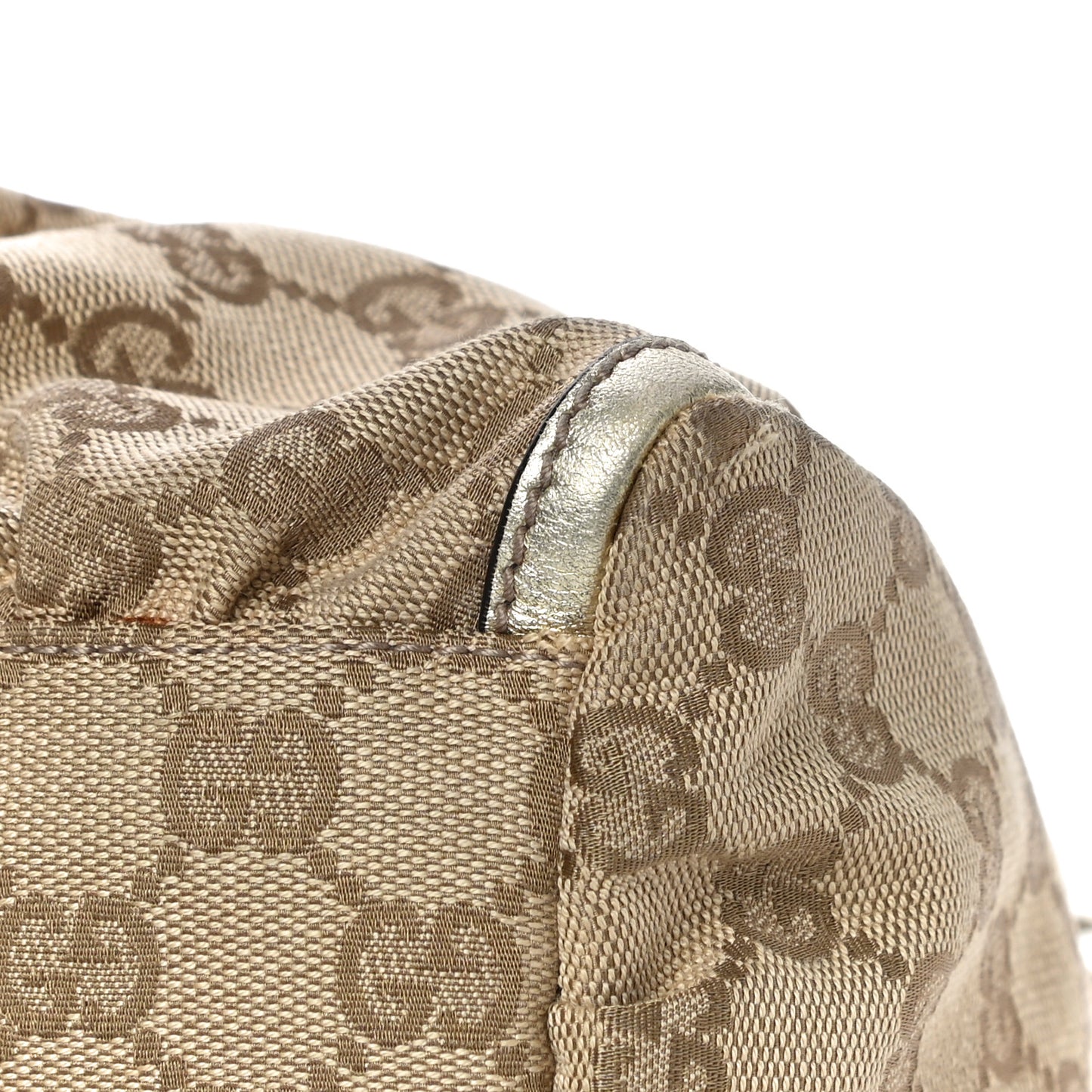 Monogram Medium D Gold Ring Hobo Gold