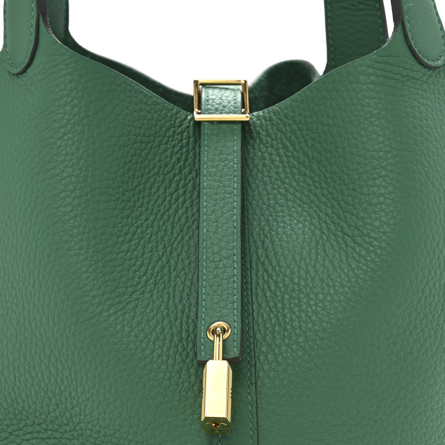 Taurillon Clemence Picotin Lock 22 MM Vert Vertigo