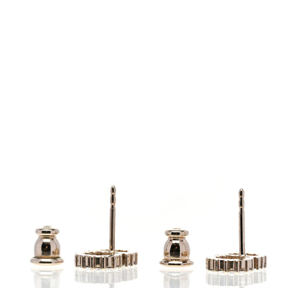 Christian Dior Crystal Clair D Lune Earrings Gold 3 of 5
