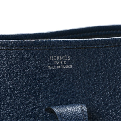 Hermes Buffle Skipper Evelyne GM Bleu Saphir 6 of 10