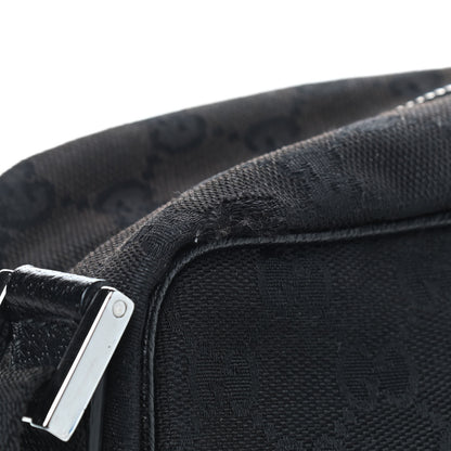 Gucci Monogram Messenger Bag Black 7 of 9