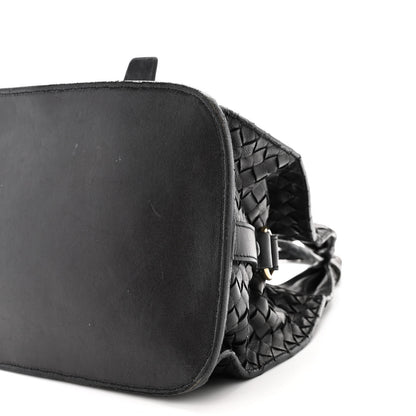 Bottega Veneta Nappa Intrecciato Shoulder Bag Black 11 of 14