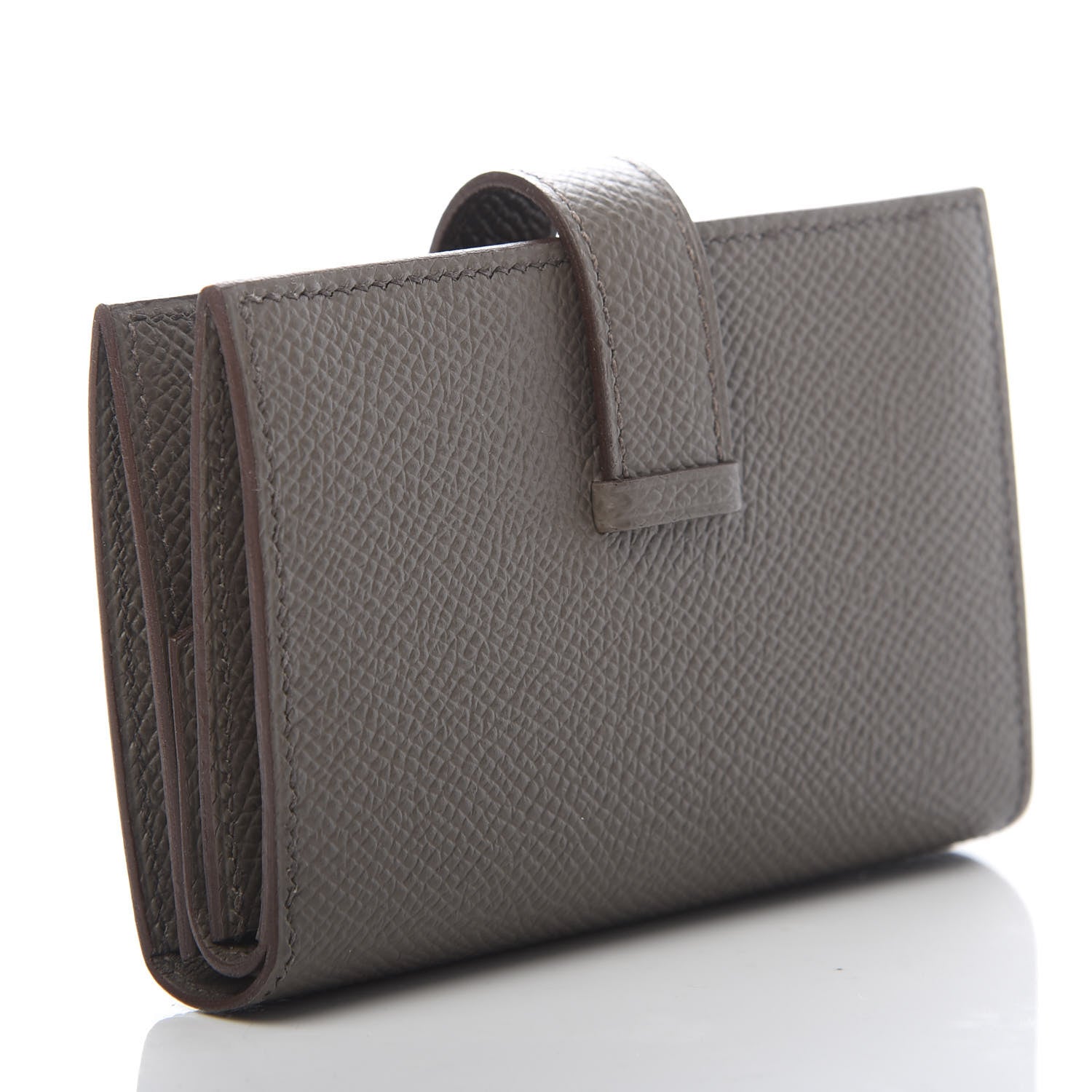 Hermes Epsom Mini Bearn Wallet Etain 3 of 8