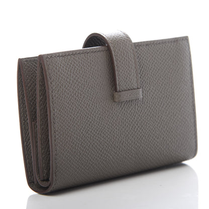 Hermes Epsom Mini Bearn Wallet Etain 3 of 8