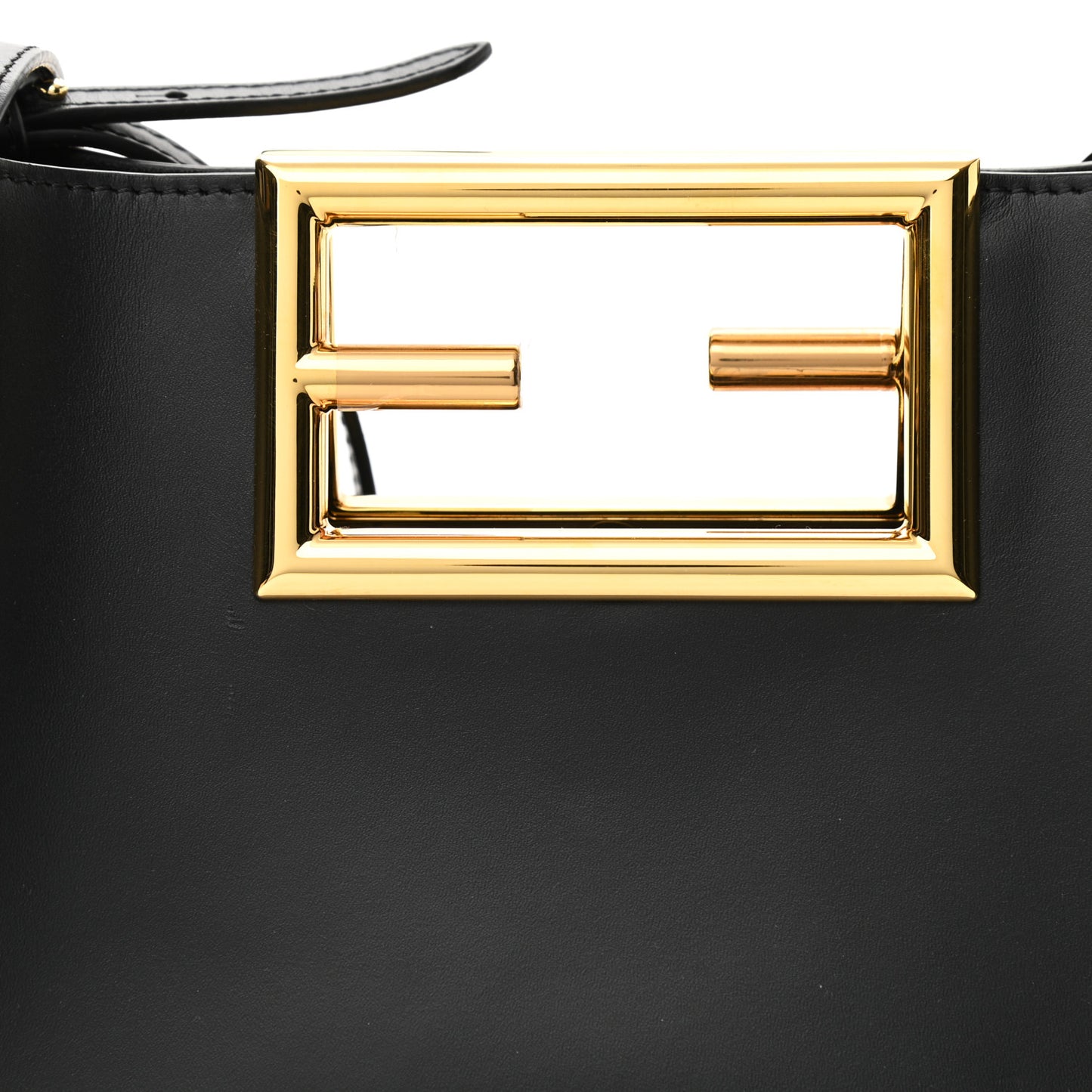 Vitello King Small Fendi Way Tote Black