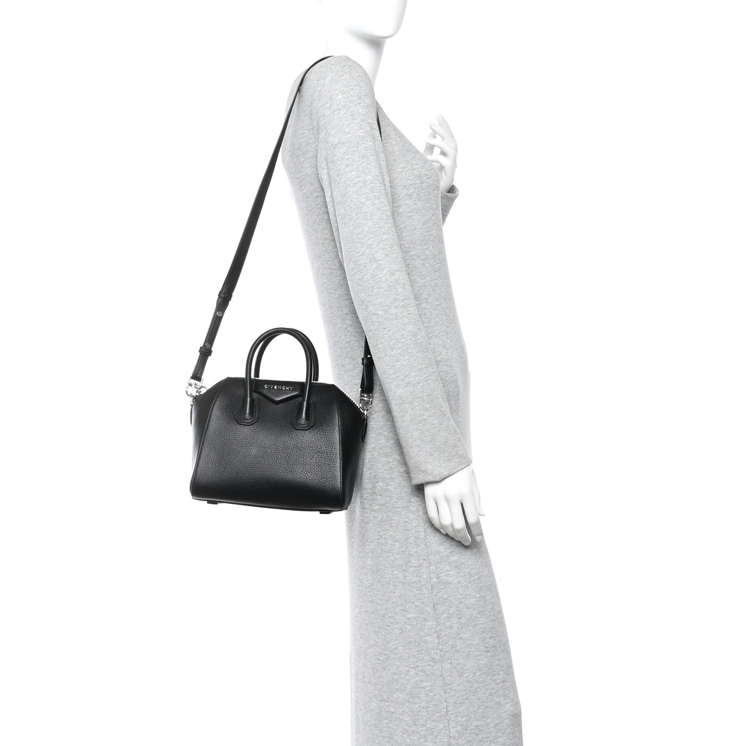 Givenchy Sugar Goatskin Mini Antigona Black 2 of 10