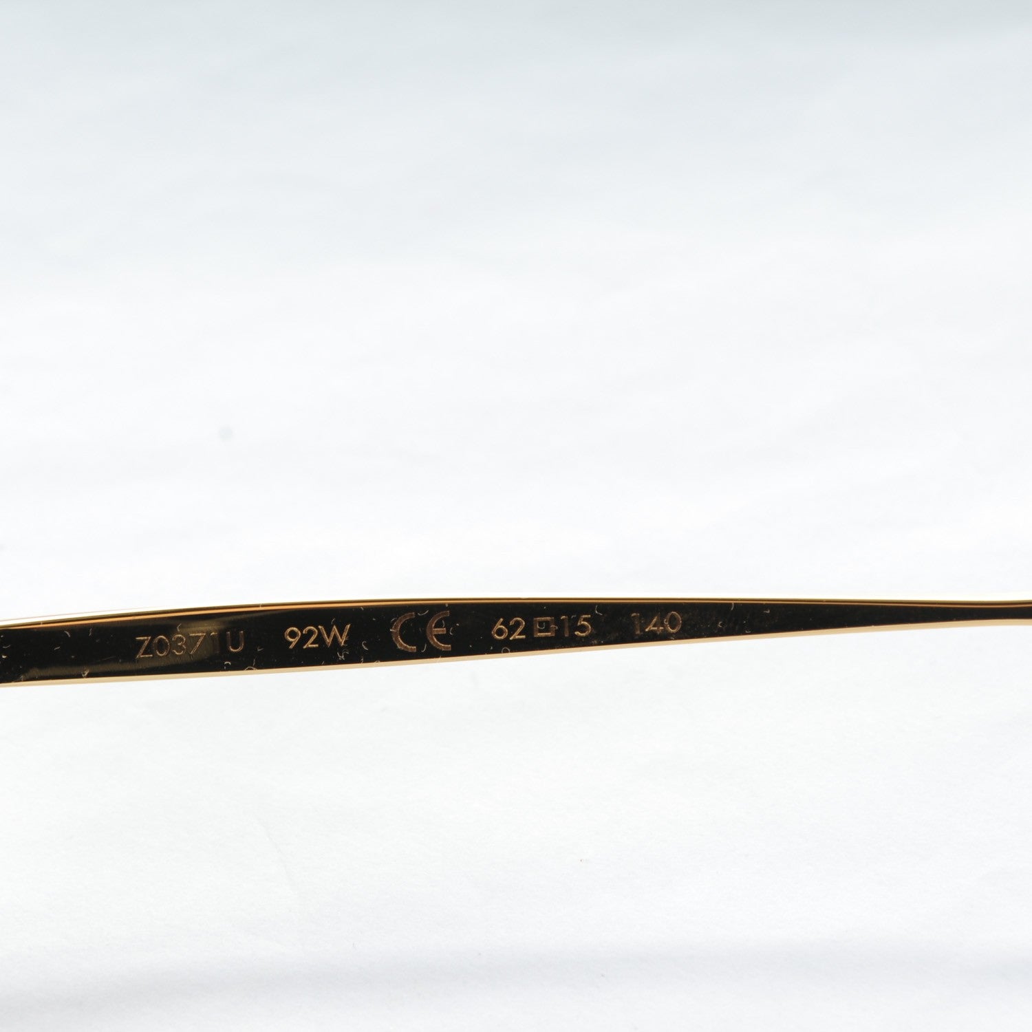 【美品】LOUIS VUITTON リリー サングラス Z0371U Louis Vuitton Lily Sunglasses Z0371U Brown Glitter 163534