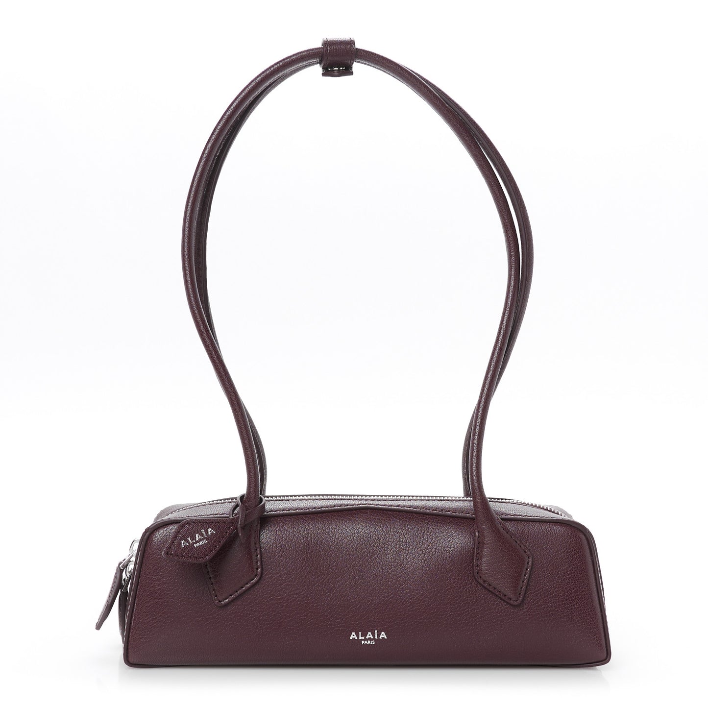Shiny Goatskin Small Le Teckel Bag Rouge Grenat