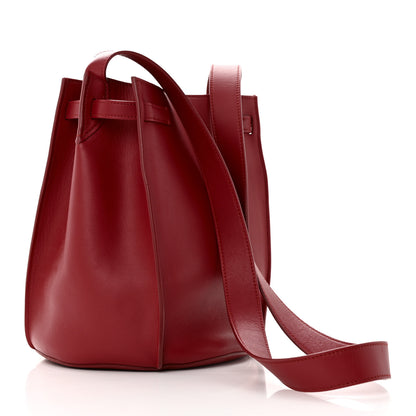 Celine Supple Grained Calfskin Big Bag Bucket Red 3 of 17