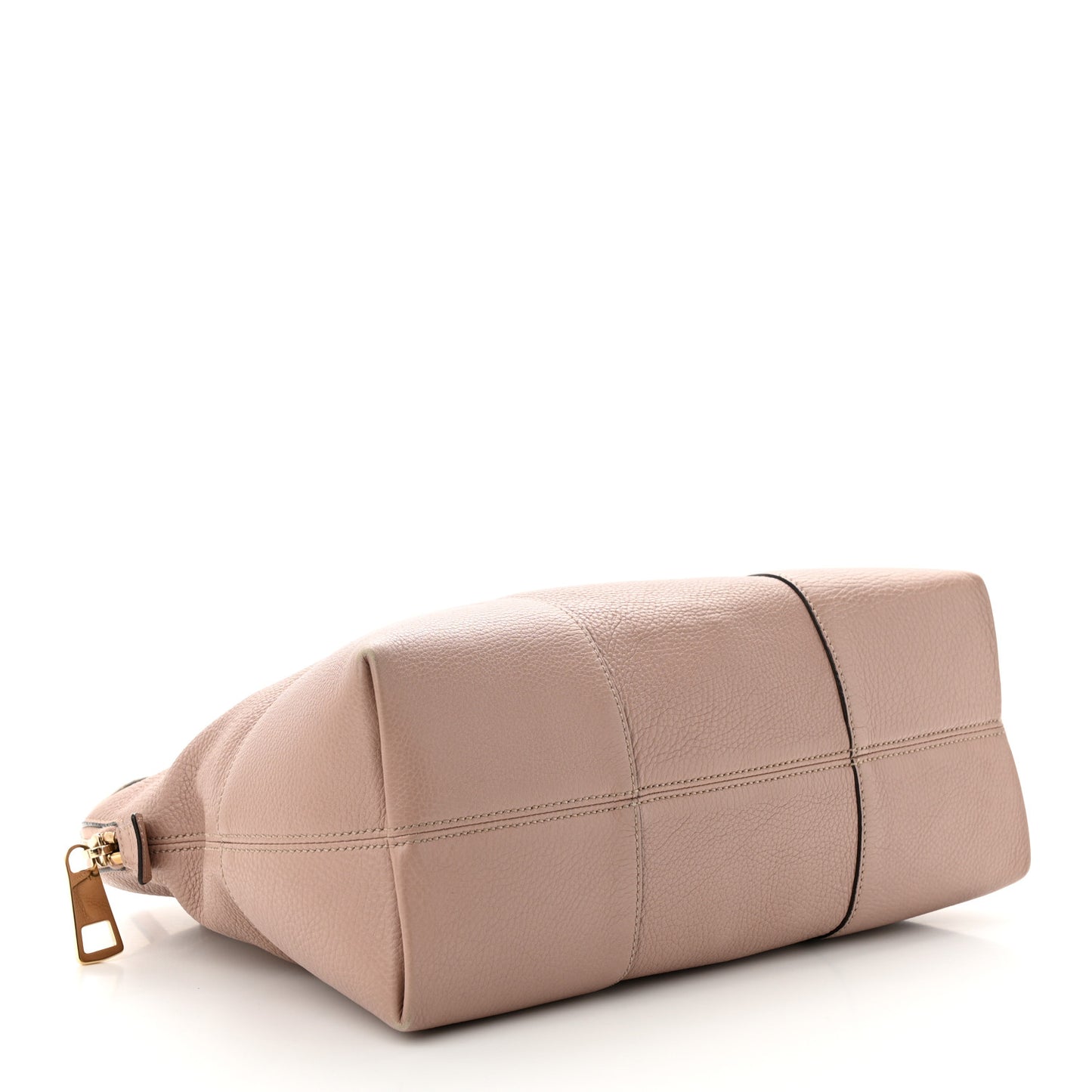 Pebbled Calfskin Medium Bree Shoulder Bag Pink