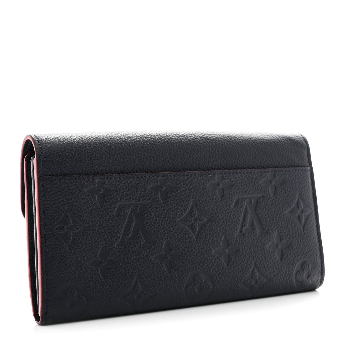 Empreinte Sarah Wallet NM Marine Rouge