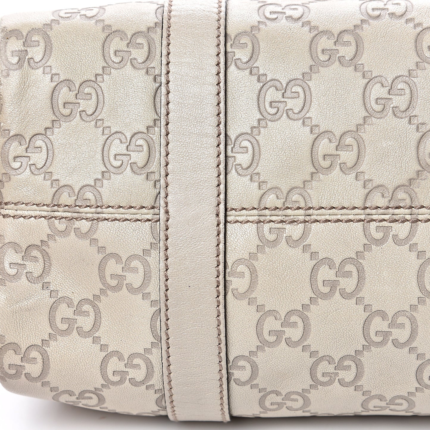 Guccissima Small Joy Boston Off White
