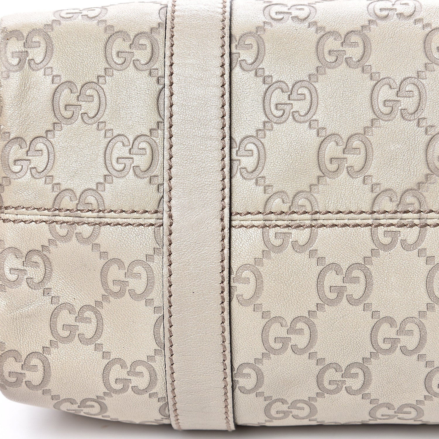 Gucci Guccissima Small Joy Boston Off White 9 of 16