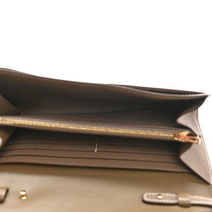 Hermes Epsom Constance Long To Go Wallet Etoupe 5 of 8